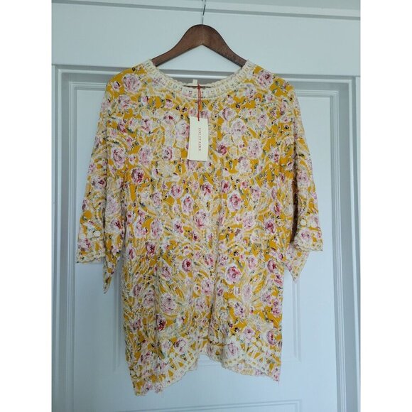 NWT - Women's Solitaire Embroidered Tunic/Blouse - Sz M - Picture 1 of 5